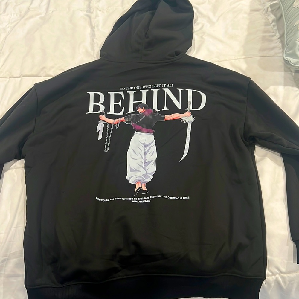 Black large sweater